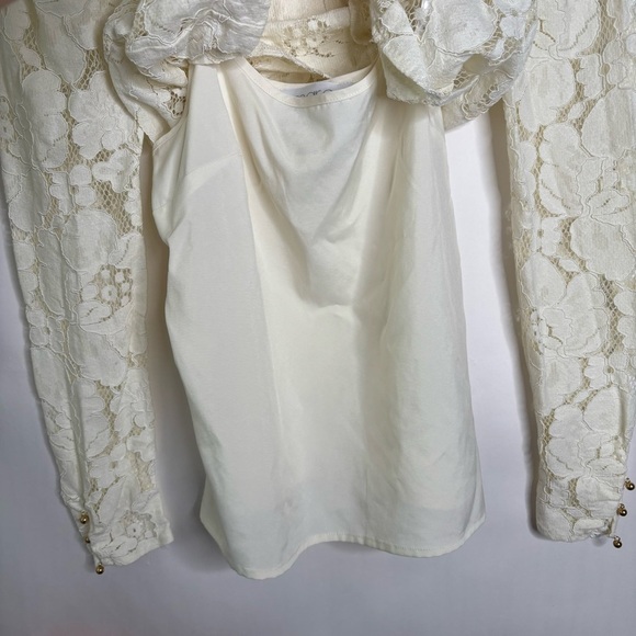Mare Mare x Anthropologie Sheer Lace Blouse size XS - Picture 9 of 16
